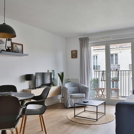 "Starry In So" 47M2, Lits Jumeaux, Parking Gratuit, Rue Calme Et Arboree, Metro 10 Min, Stade De France 24Min A Pied Saint-Ouen  Esterno foto